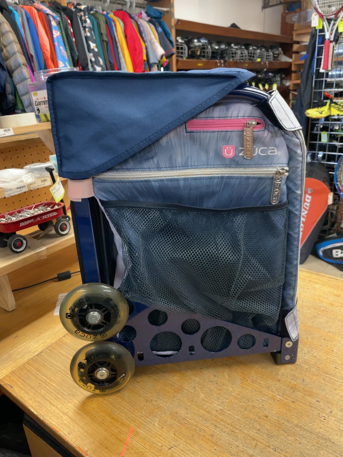 Zuca Figure Skating Roller Backpack Blue