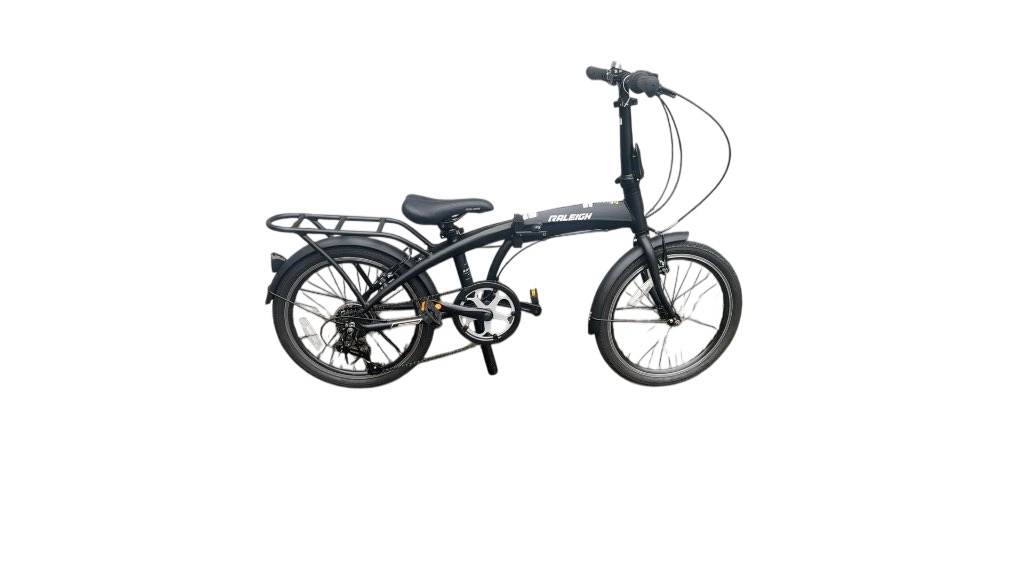 Raleigh Flex 2.0 Folding Bike Black Used 20" - image 1