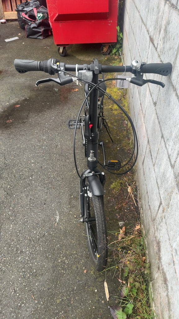 Raleigh Flex 2.0 Folding Bike Black Used 20"