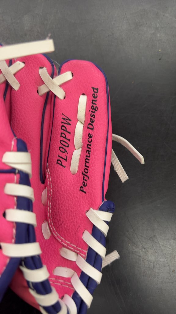 Rawlings Baseball Glove Players Series PL90PPW Pink Excellent Condition 9"