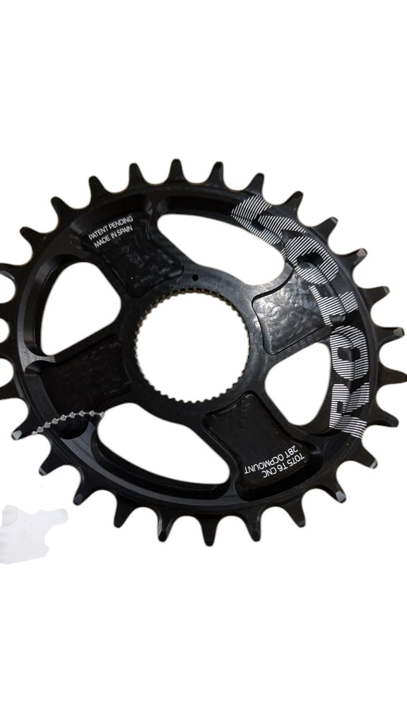 Rotor Q-Ring Oval Chainring 28T OCP Mount Used - image 1