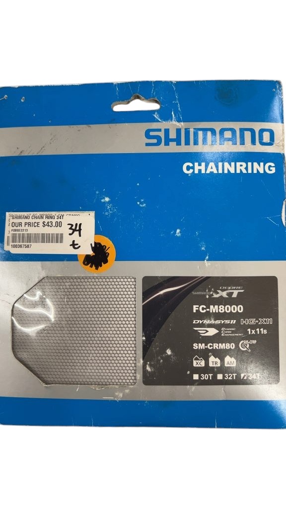 Shimano Deore XT SM-CRM80 Chainring 34T 1x11 Speed New - image 1