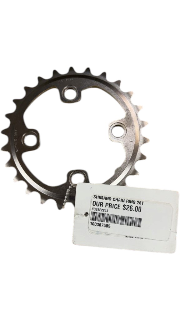 Shimano SG-X 26T Chainring Silver Used - image 1
