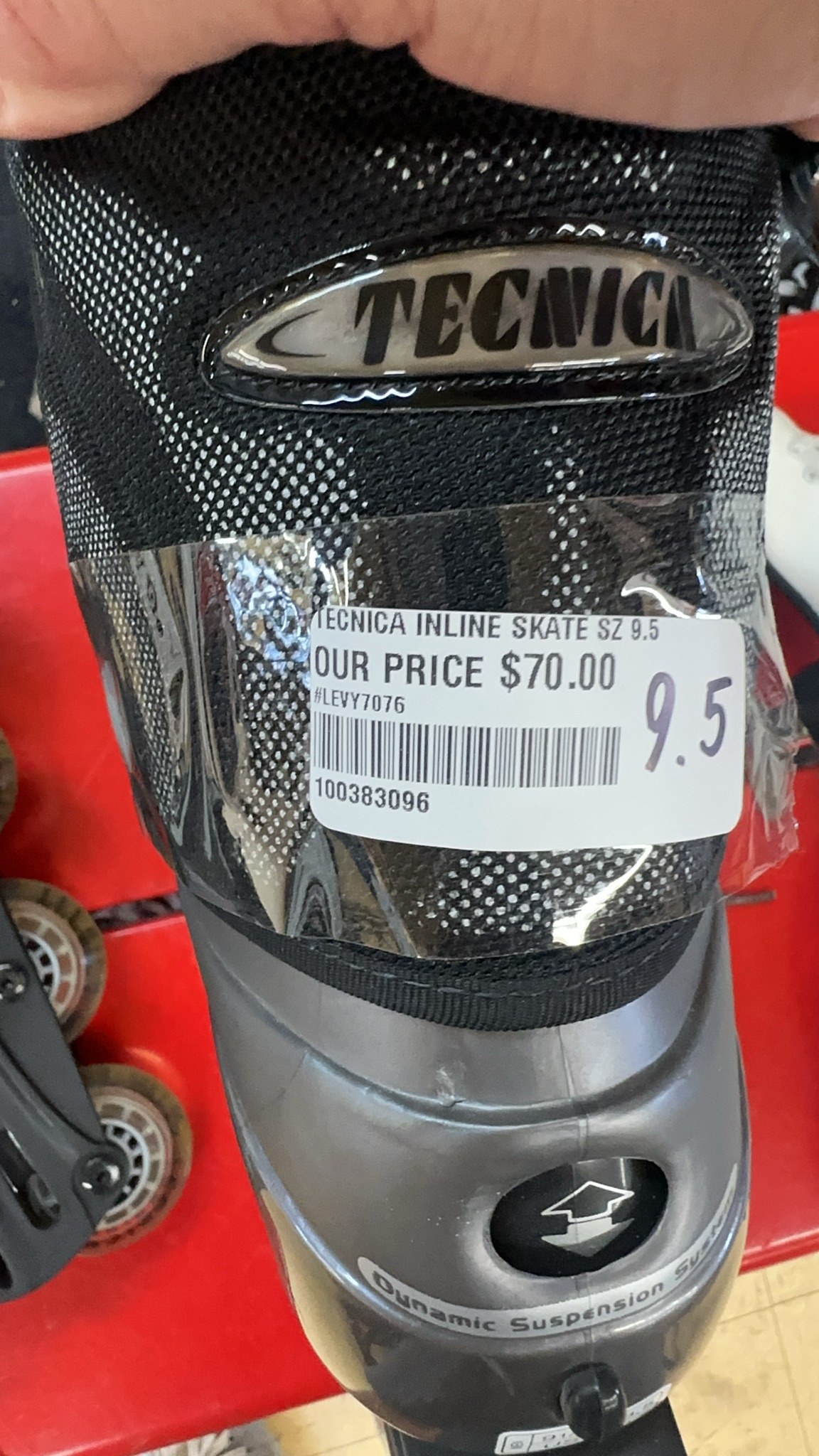 Tecnica Fire Inline Skates - Size 9.5