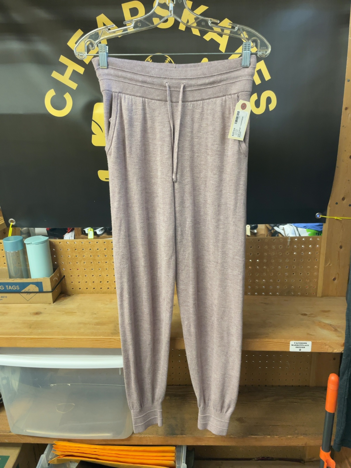 Lululemon Cashmere Blend Jogger Pants Size 6 Plum