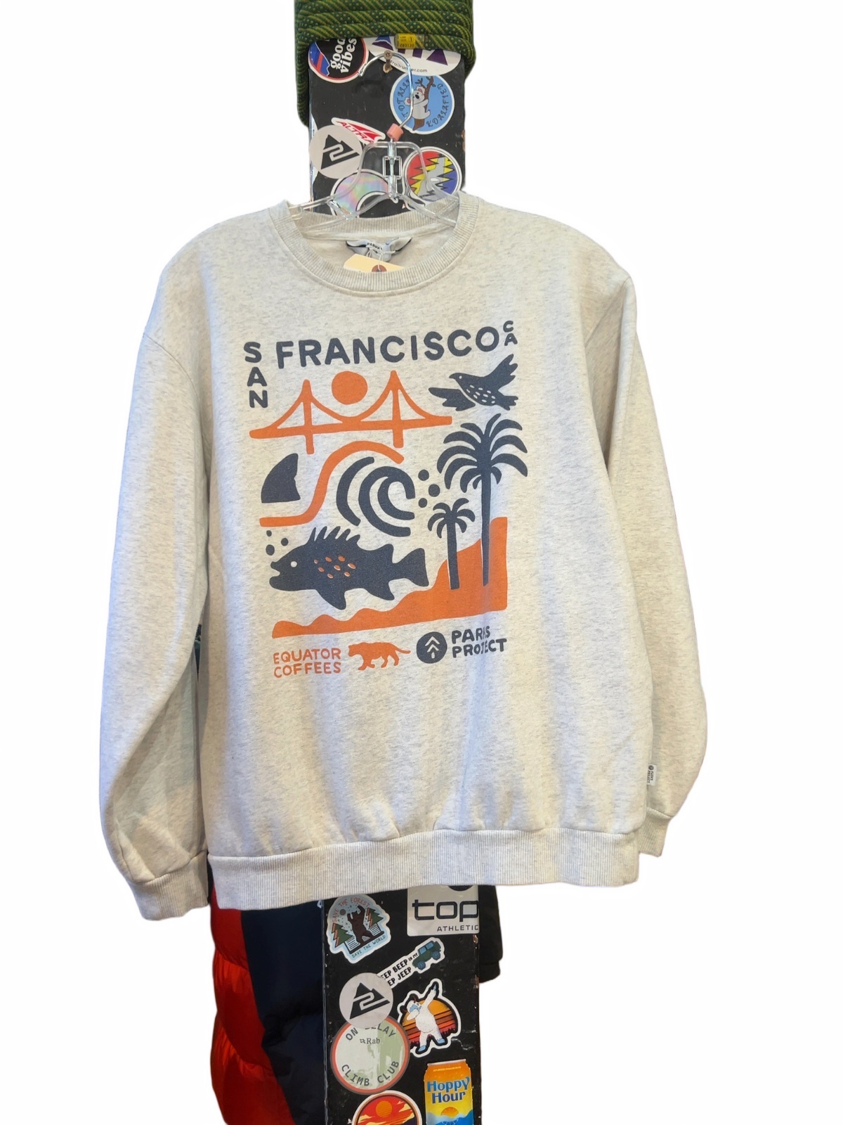 Parks Project x Equator Coffees San Francisco Crewneck Sweatshirt S