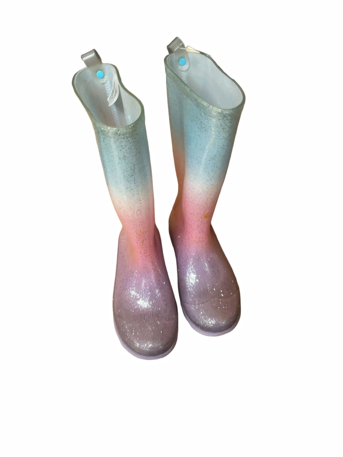 Joe Fresh Rainbow Sparkle Size 13 Rain Boots