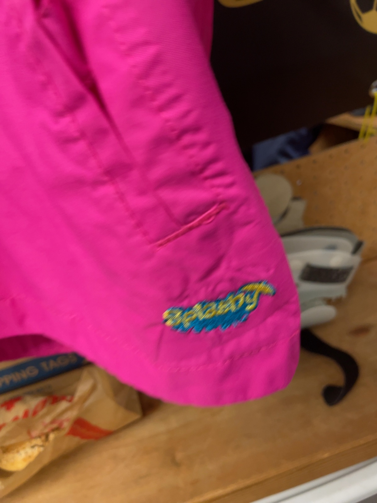 Splashy Rain Jacket Size 4 Pink