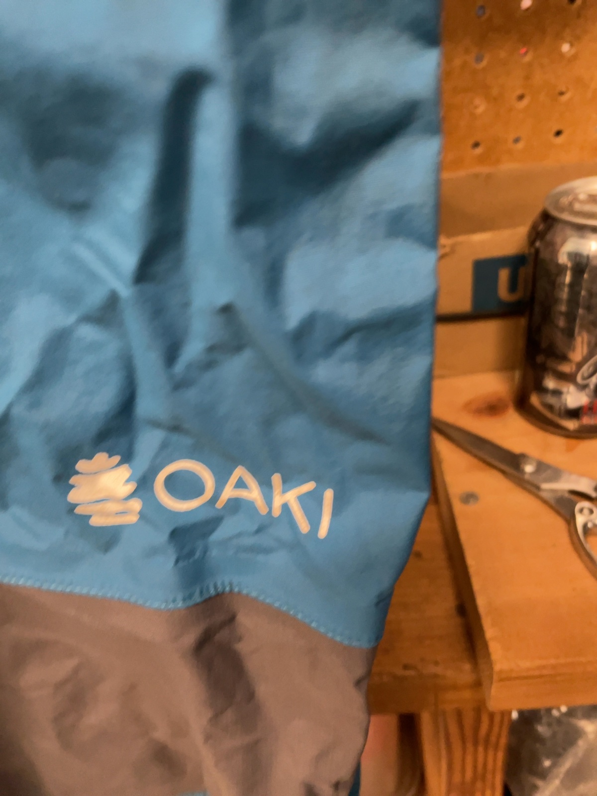 Oaki Rain Suit Size JR 6/7 Blue/Grey
