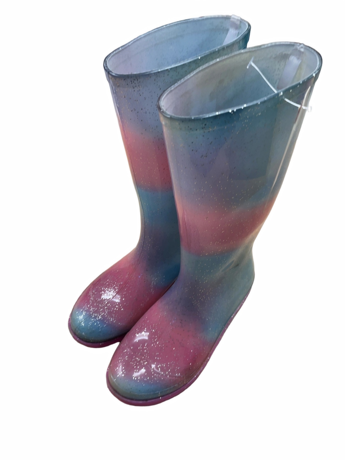 Rain Boots Size 2 Glitter Multicolor - image 1