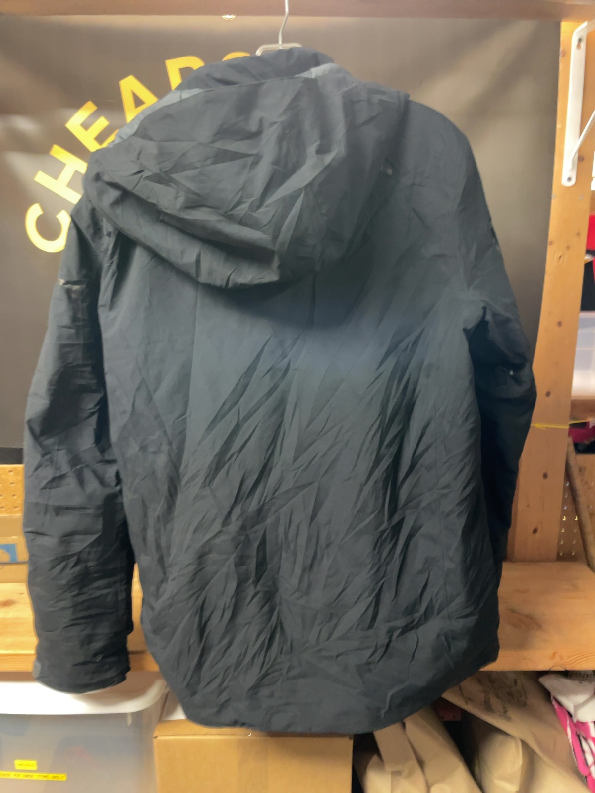 Spyder Gore-Tex Hooded Ski Jacket Size XL Black