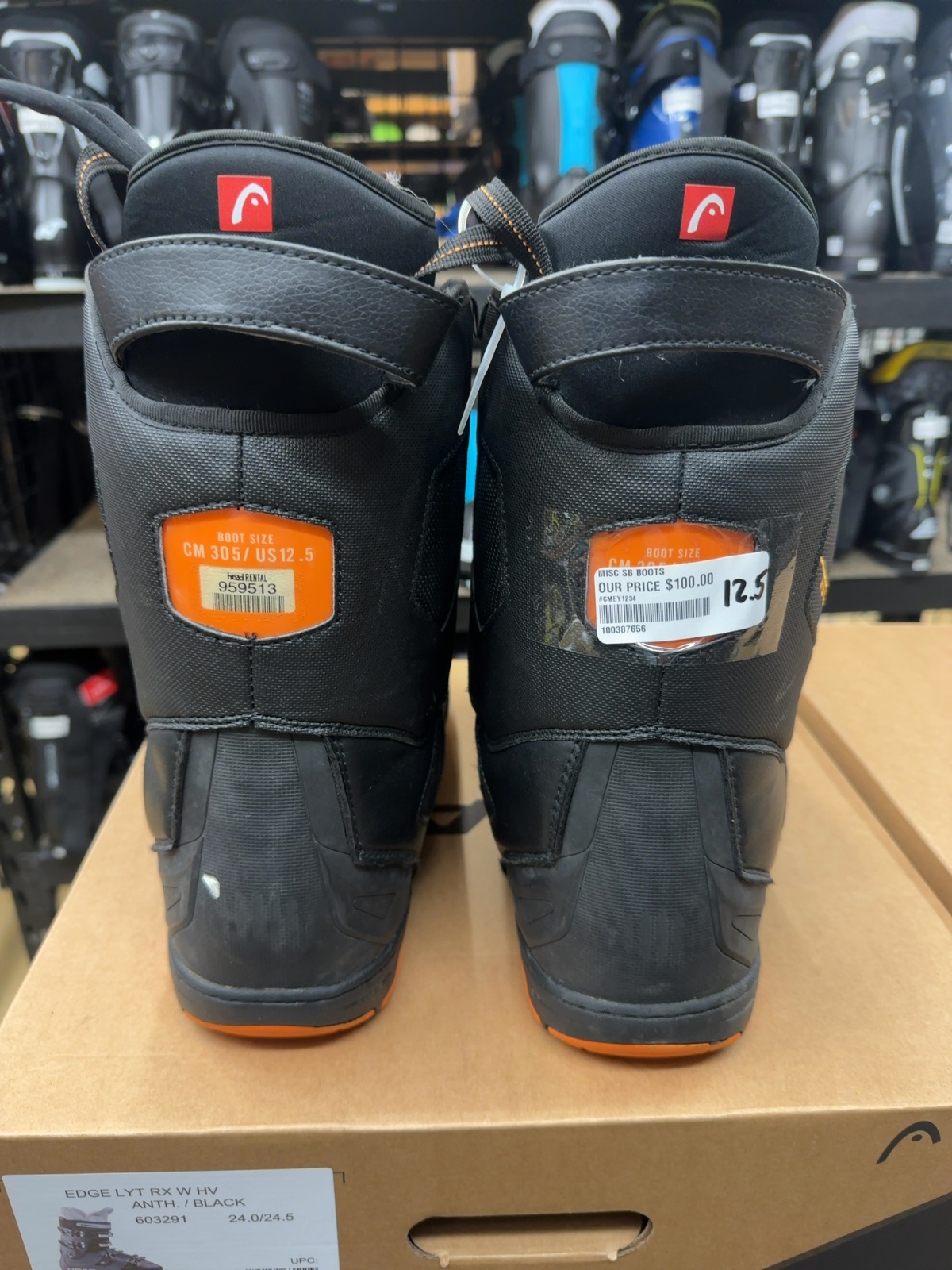 Head Snowboard Boots Size US 12.5