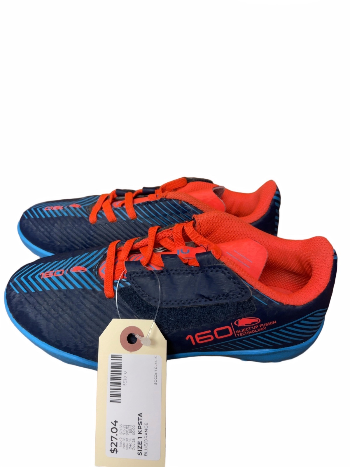 Kipsta 160 Size 1 Turf Soccer Shoes