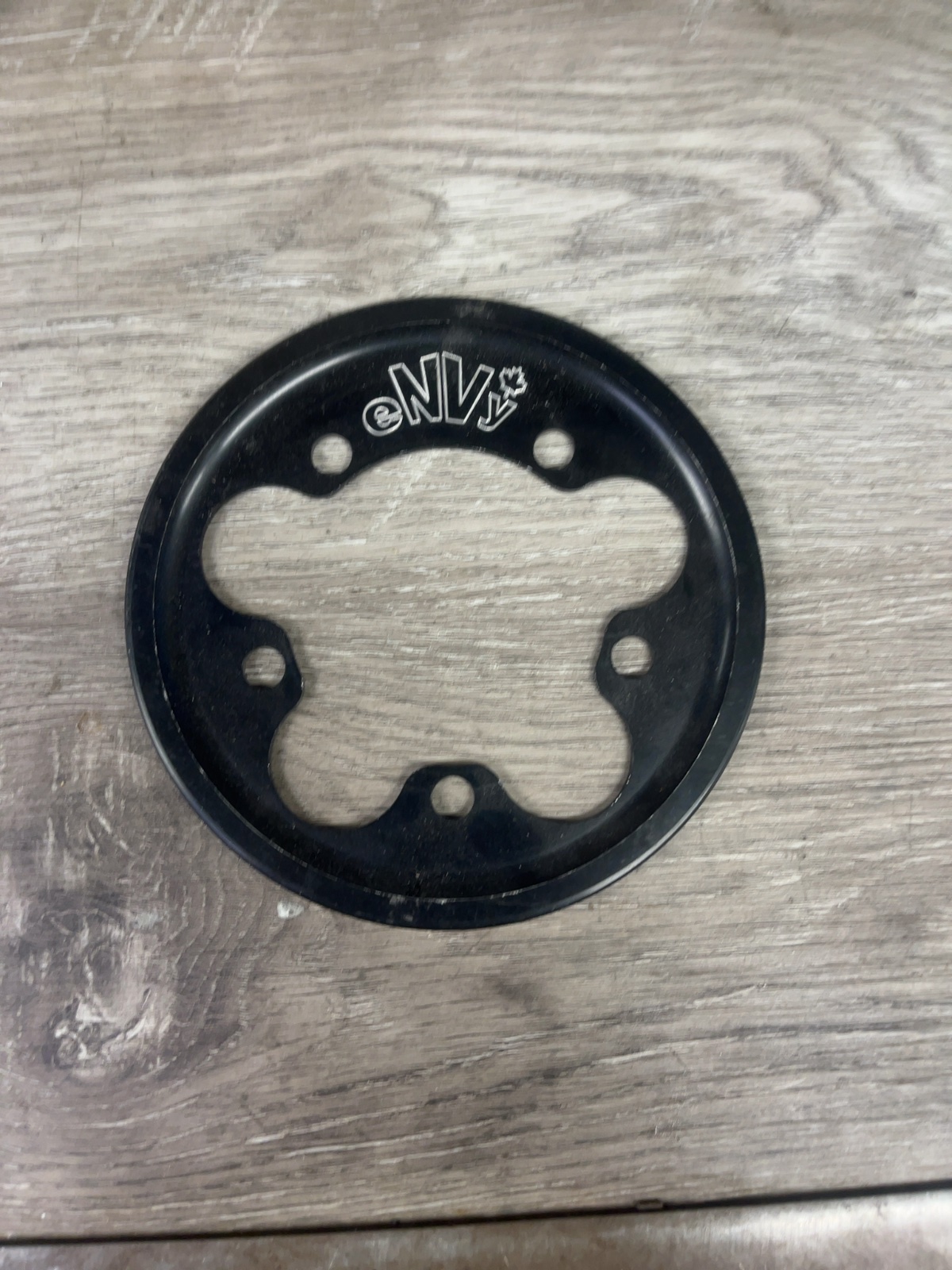 eNVy Bash Ring Bash Guard 5-Bolt 94 BCD Black Good