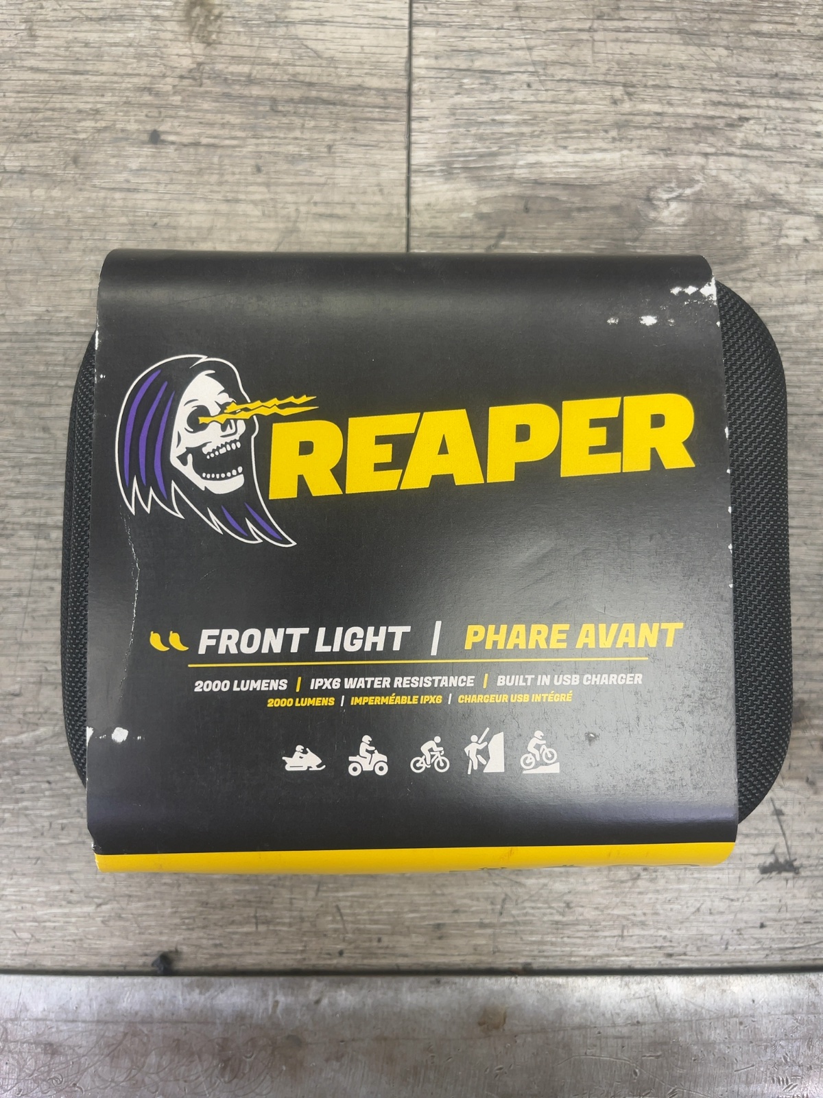 Reaper Carolina Reaper 2000 Lumen Front Light Black New