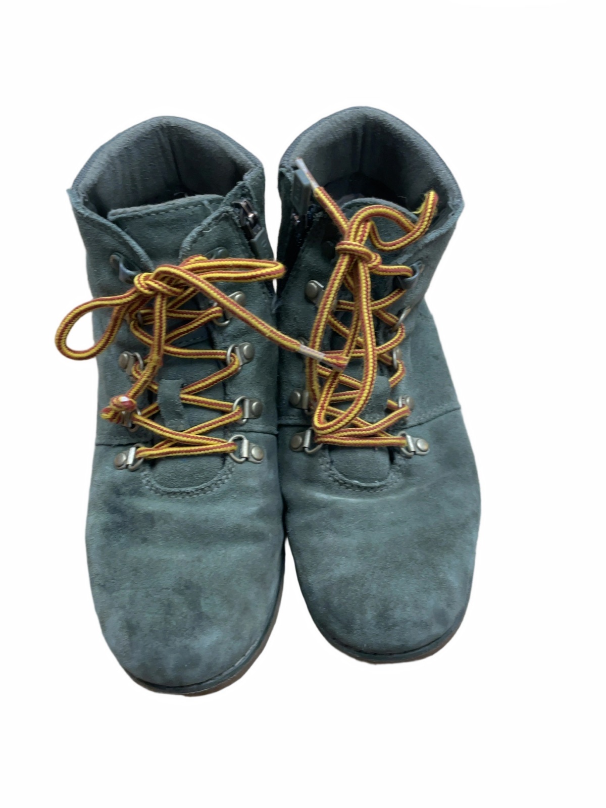UGG Green Suede Winter Boots Size 3 - image 1