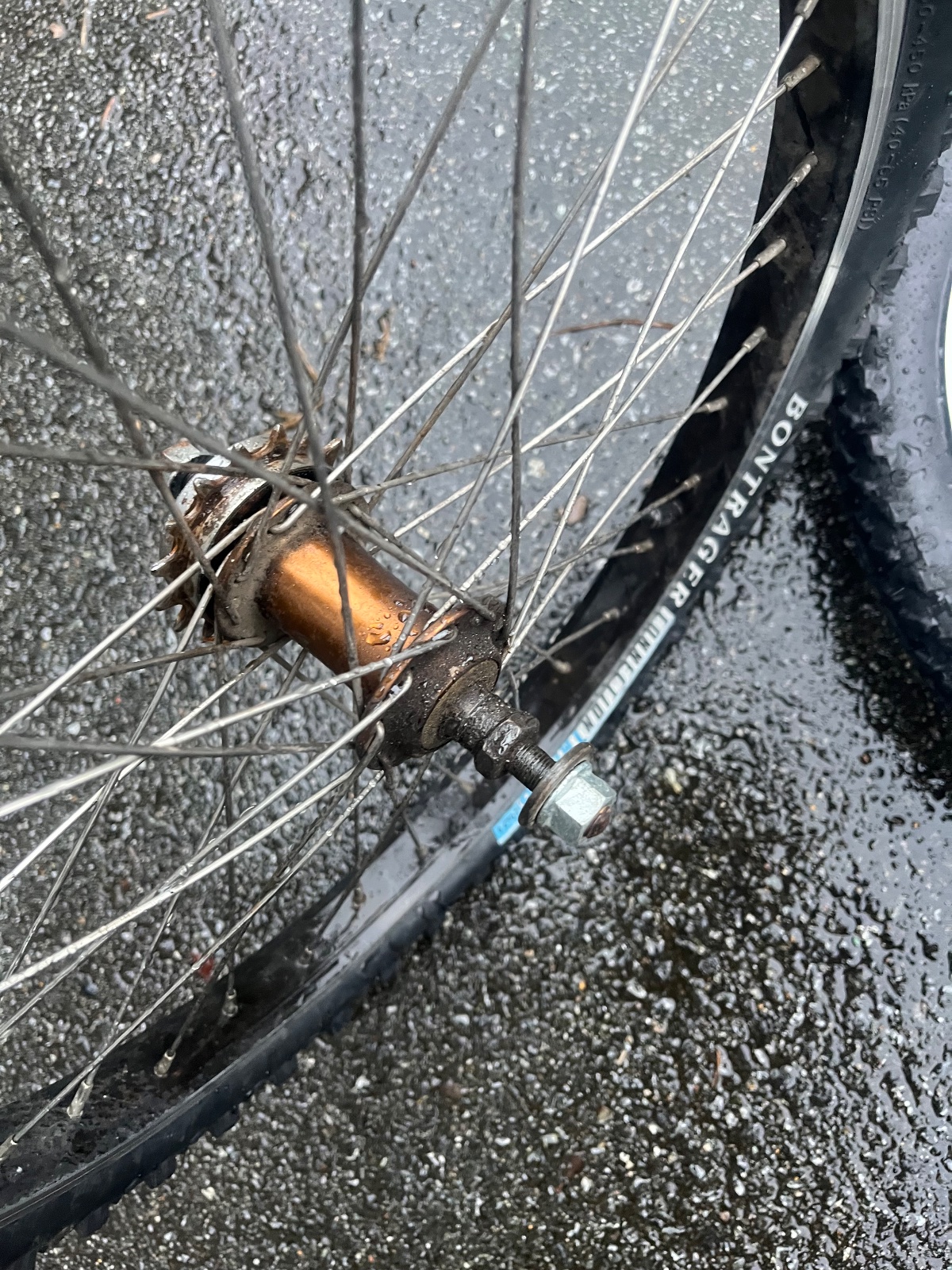 Alexrims Y303 Single Speed Wheelset Bolt-On Nutted Axle 20" 100 QR 10x130 QR
