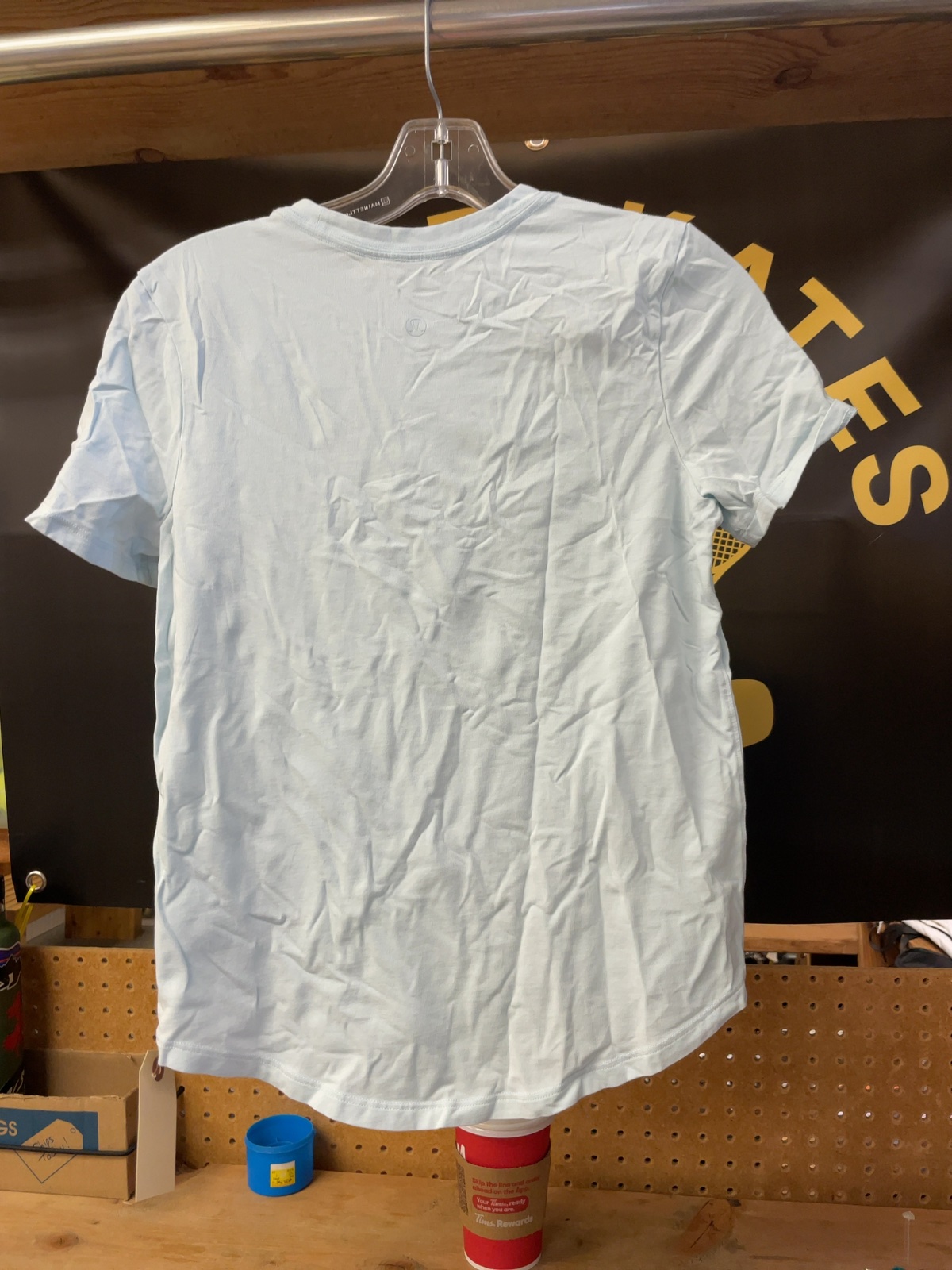lululemon Size 4 T-Shirt Light Blue