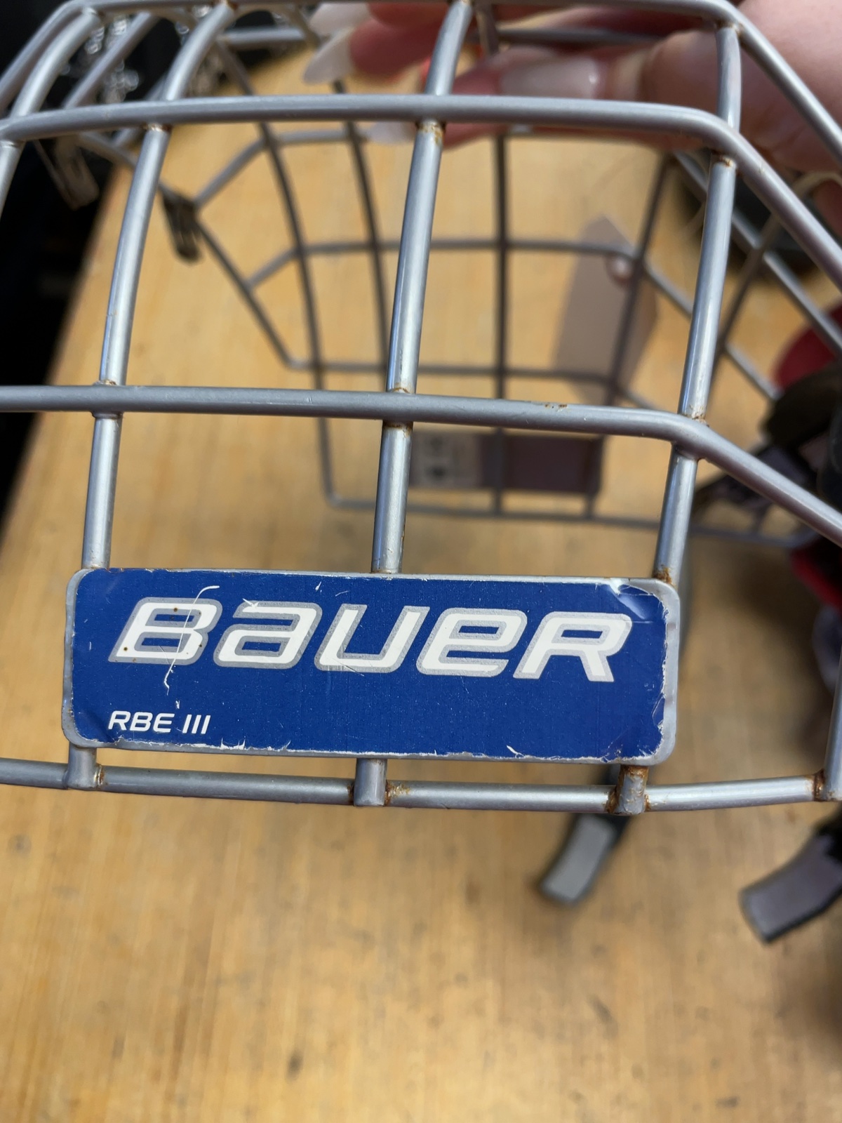 Bauer RBE III Size Large Hockey Helmet Cage