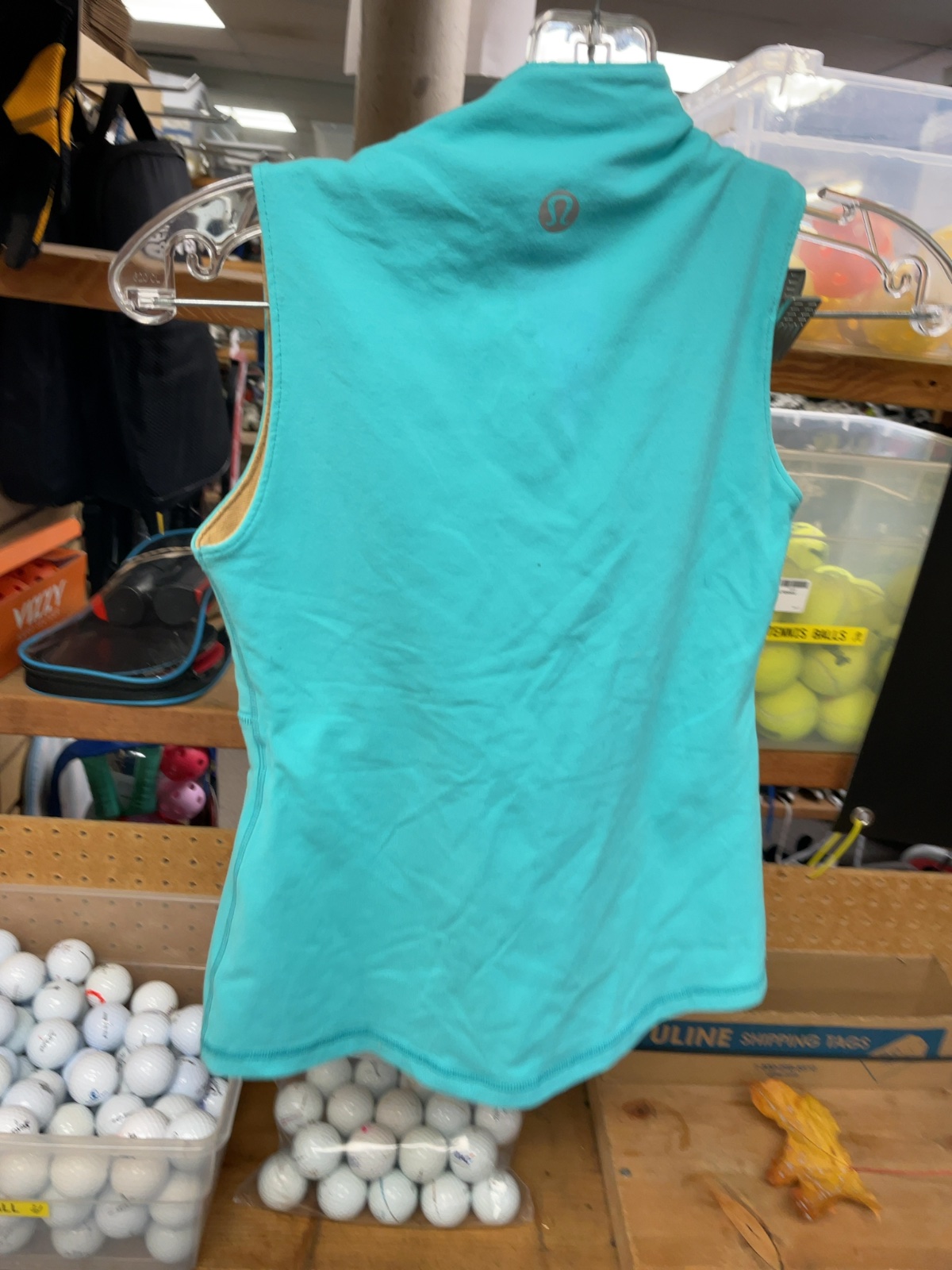 lululemon Size 8 Tank Top Cyan Blue