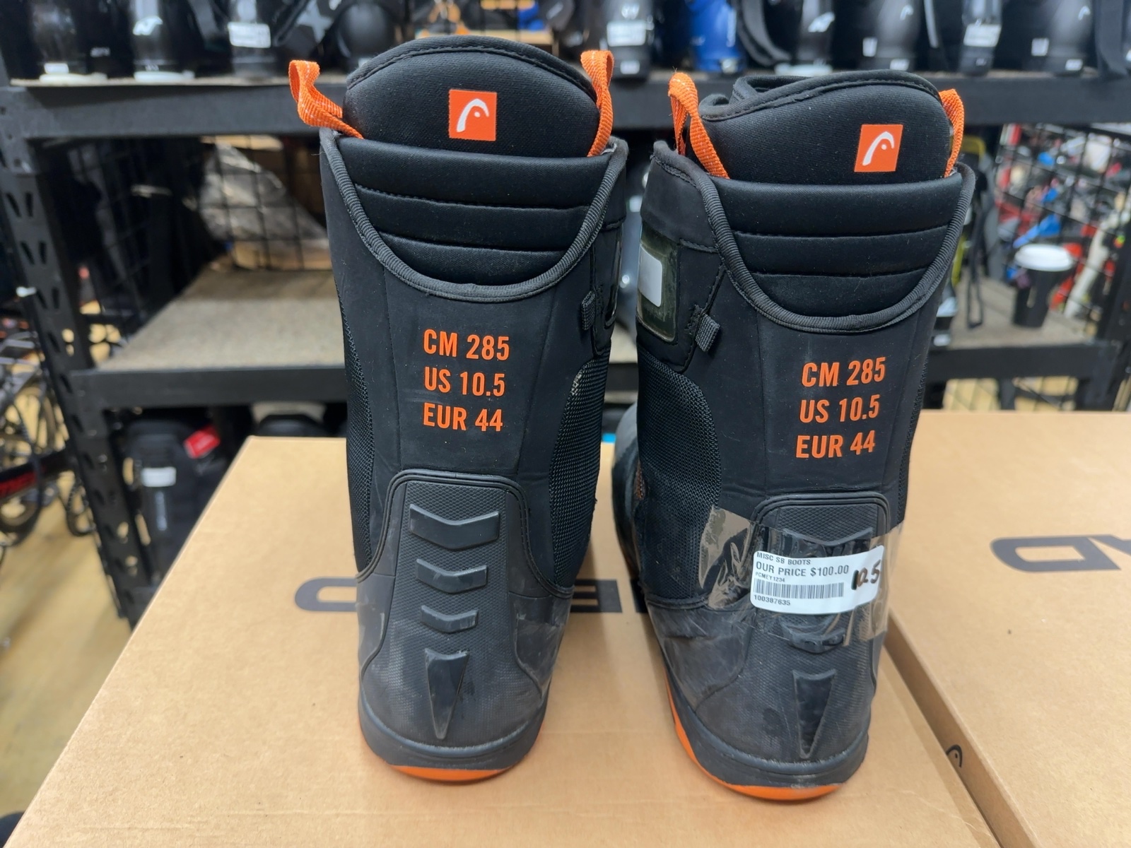 Head Six00 BOA Snowboard Boots Size 10.5