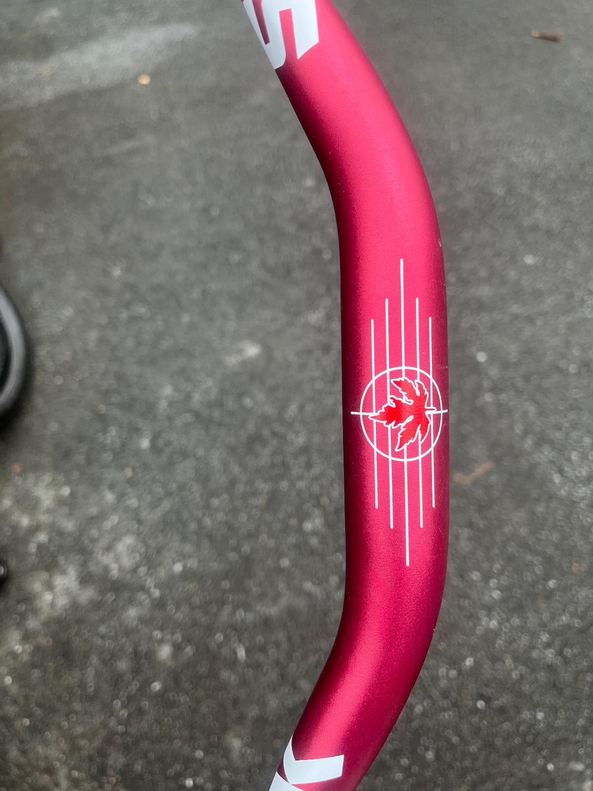 Blackspire Riser Handlebar Red new 35mm