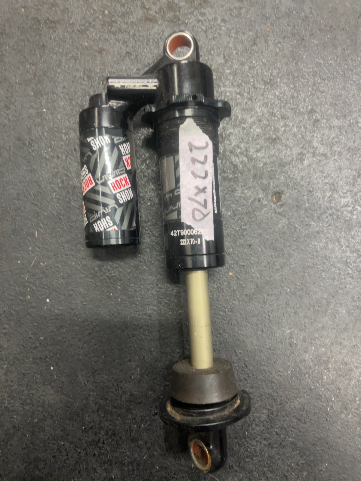 RockShox Vivid 4.1 Rear Shock Damper Body 222x70mm Black Good