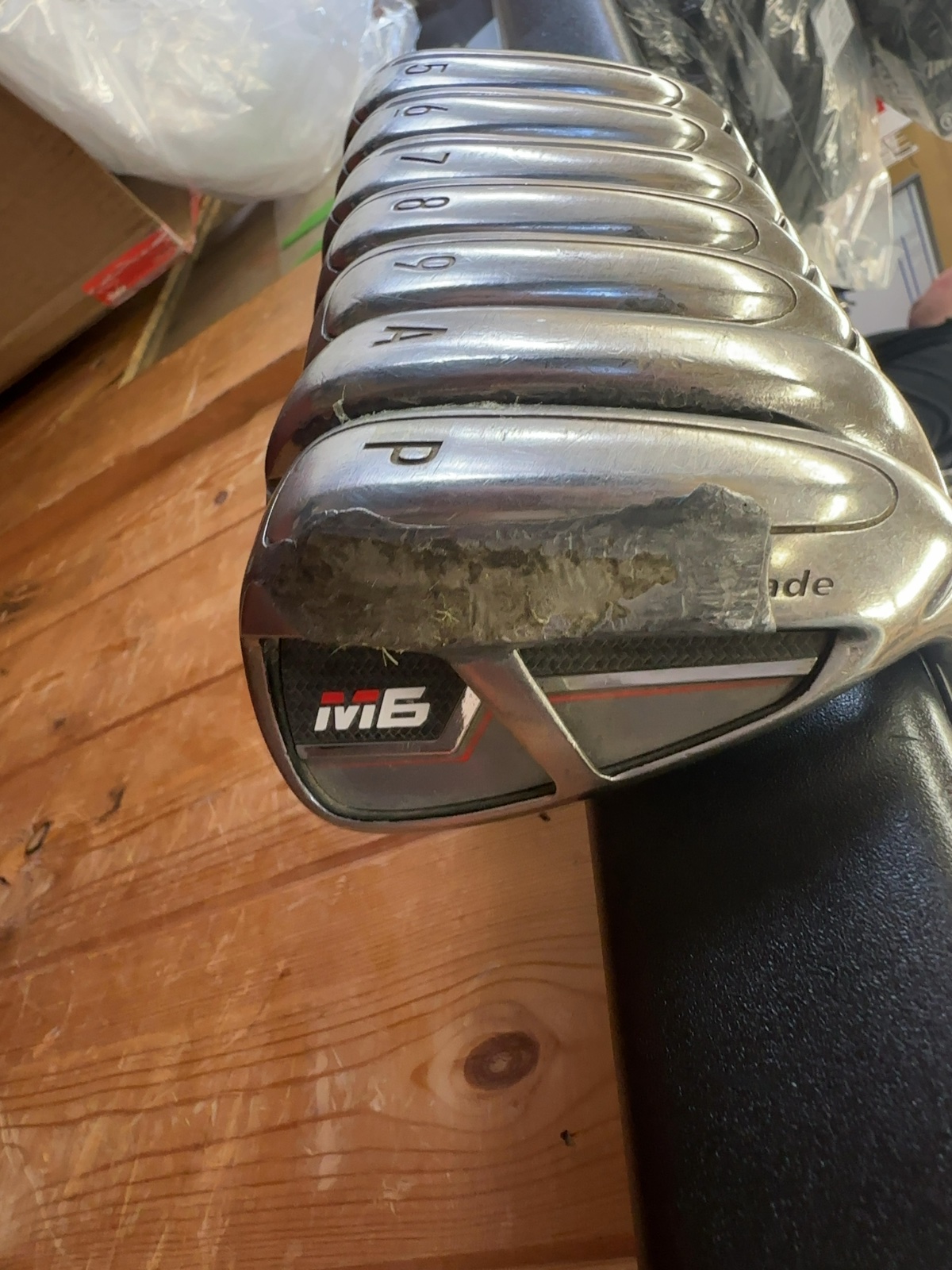 TaylorMade M6 Iron Set 5-PW, AW Steel Shafts