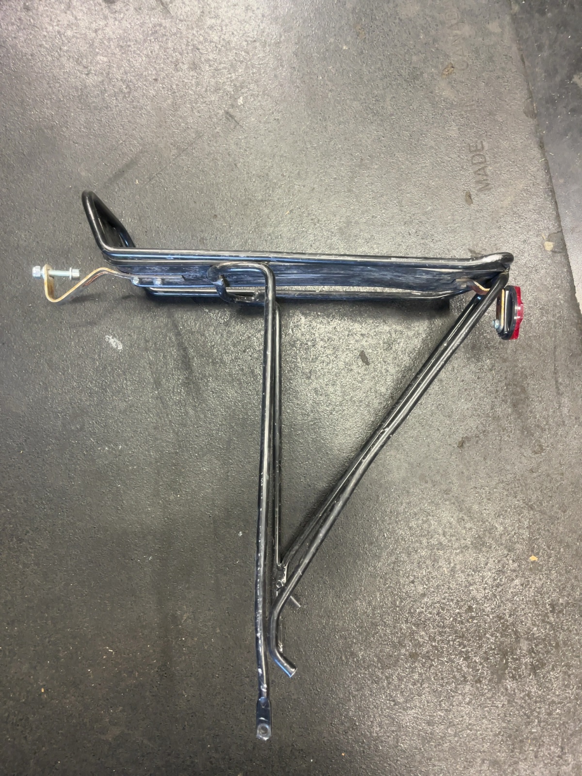 Pioneer Rack Rear Bike Cargo Rack with Reflector Black Fair
