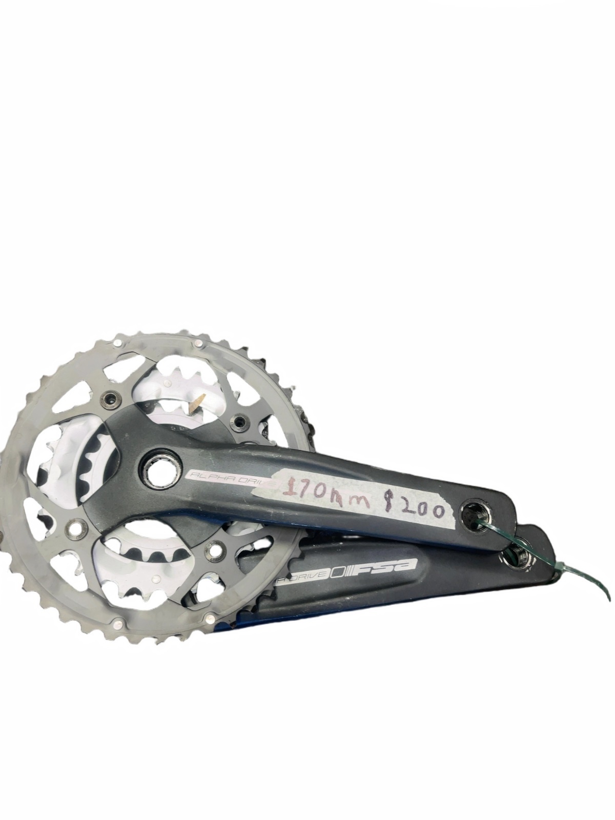 FSA Alpha Drive CK-725 Triple Crankset 170mm Good - image 1