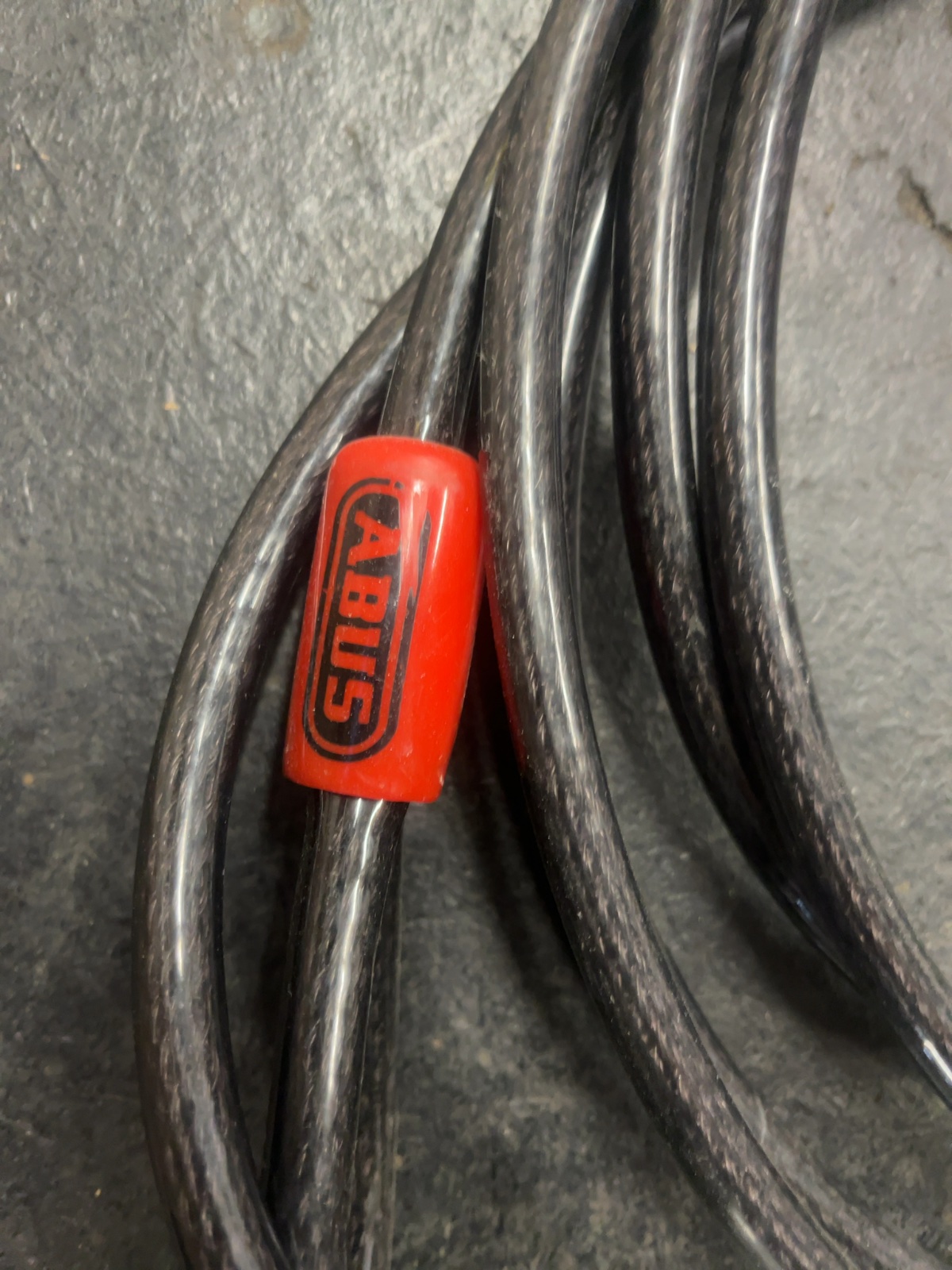 ABUS Double Loop Security Cable Black Good