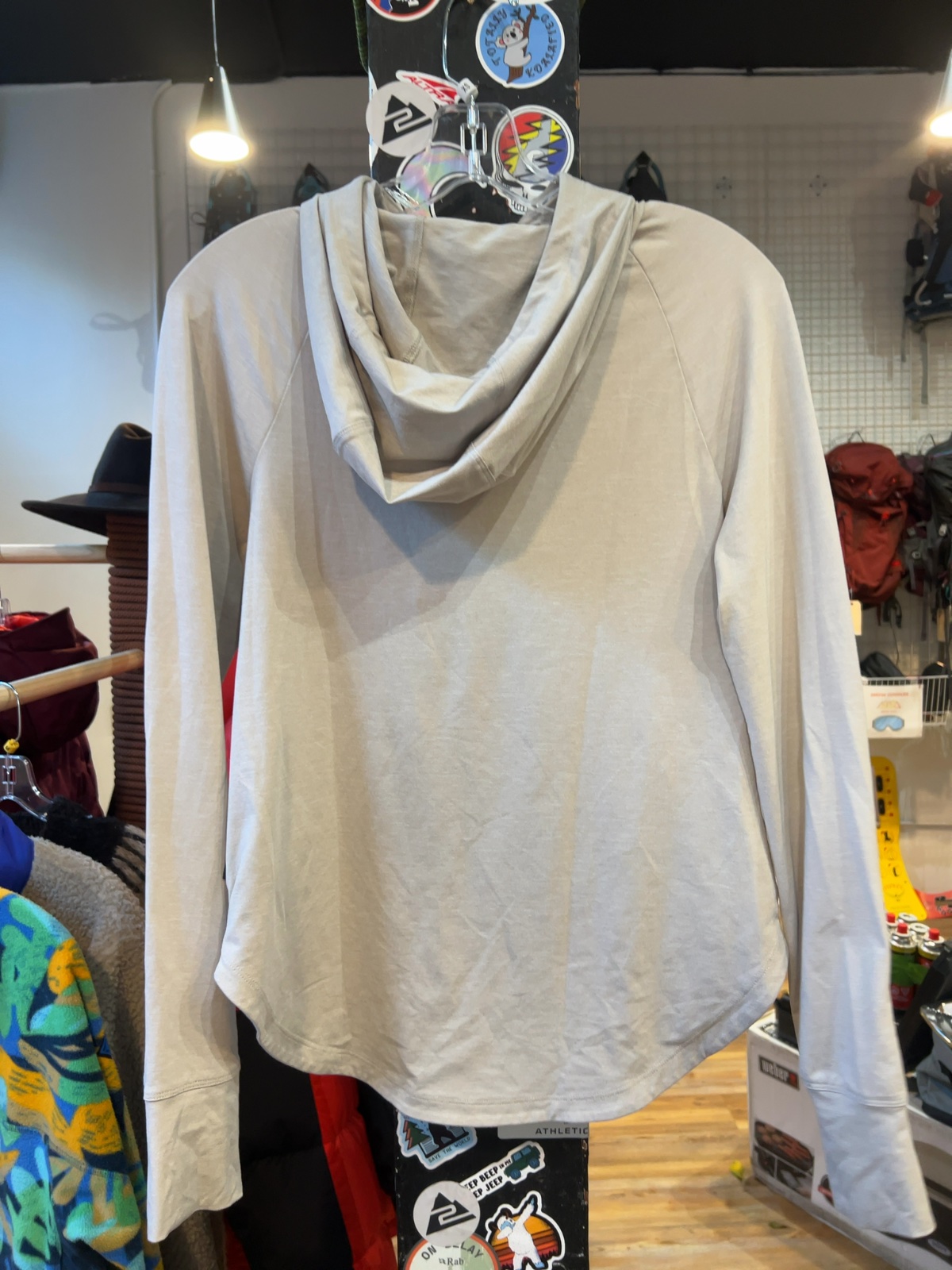 REI Co-op Women's Sun Hoody Light Gray Good XS