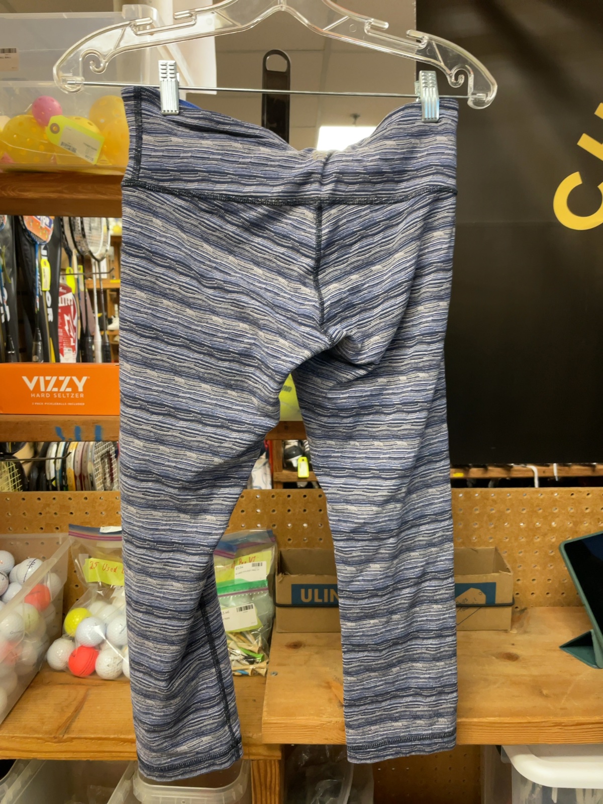 Lululemon Leggings Size 6 Blue Patterned