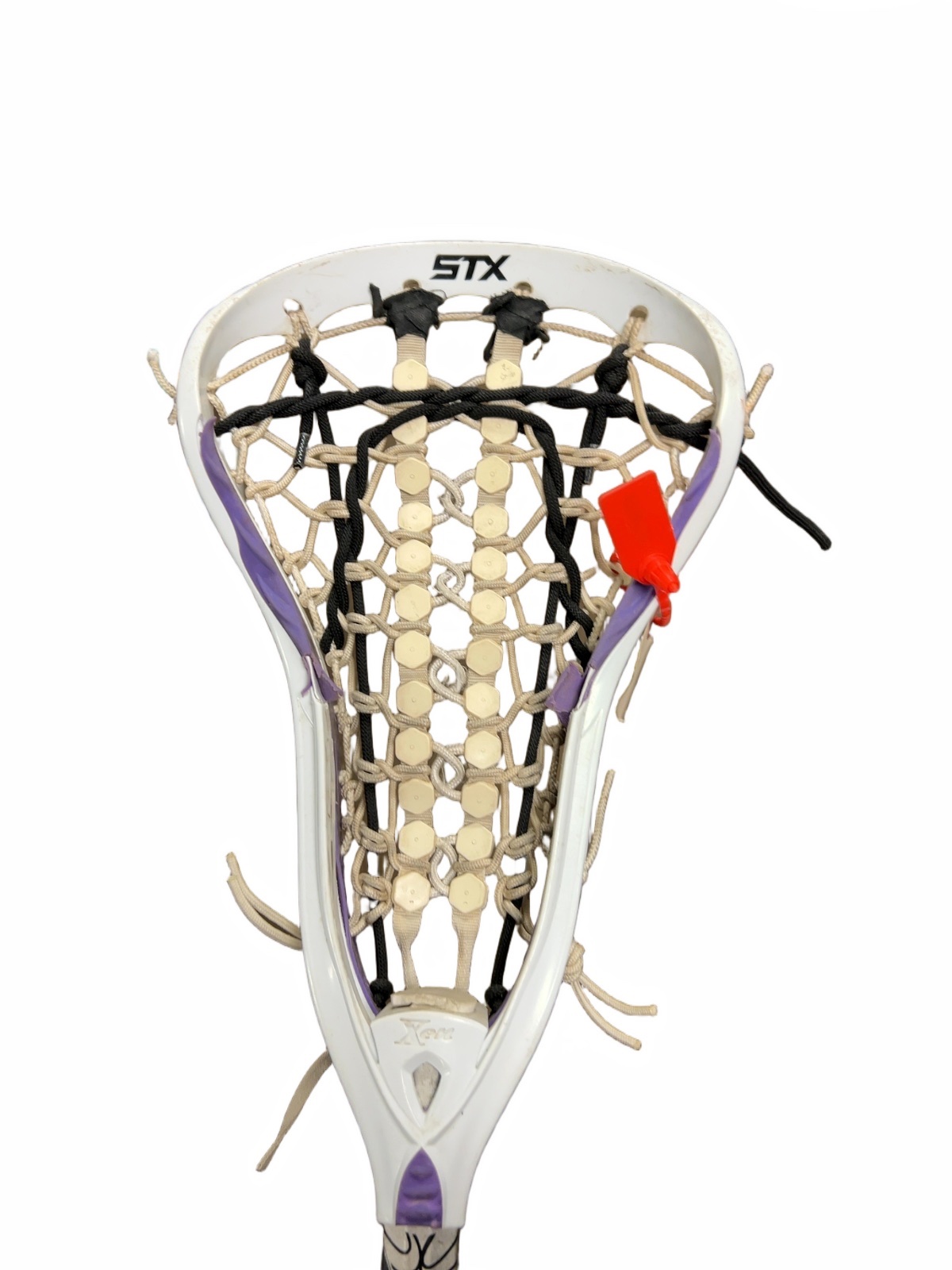 STX Flex 10 Women's Lacrosse Stick White/Silver 27 inch Good - image 1