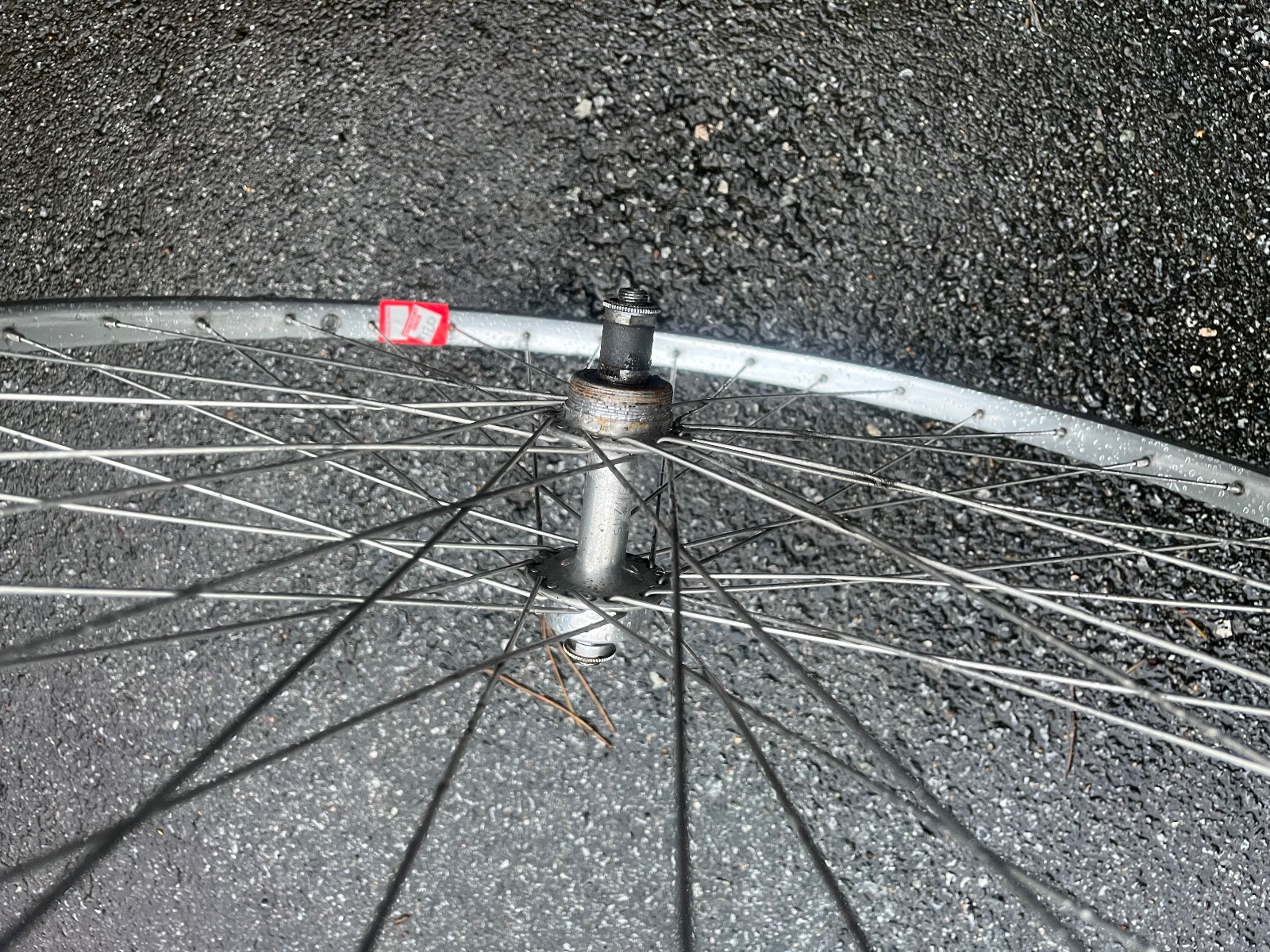 Evil 6-Bolt Disc Brake Front Wheel Black Good 26" 20x110 TA