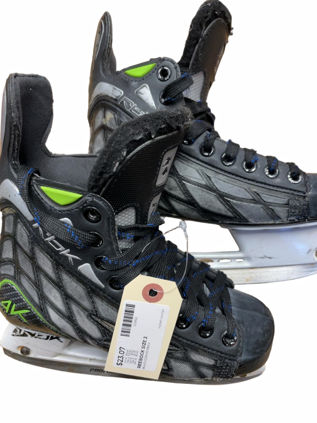 Reebok 4K Size 2 Hockey Skates - image 1