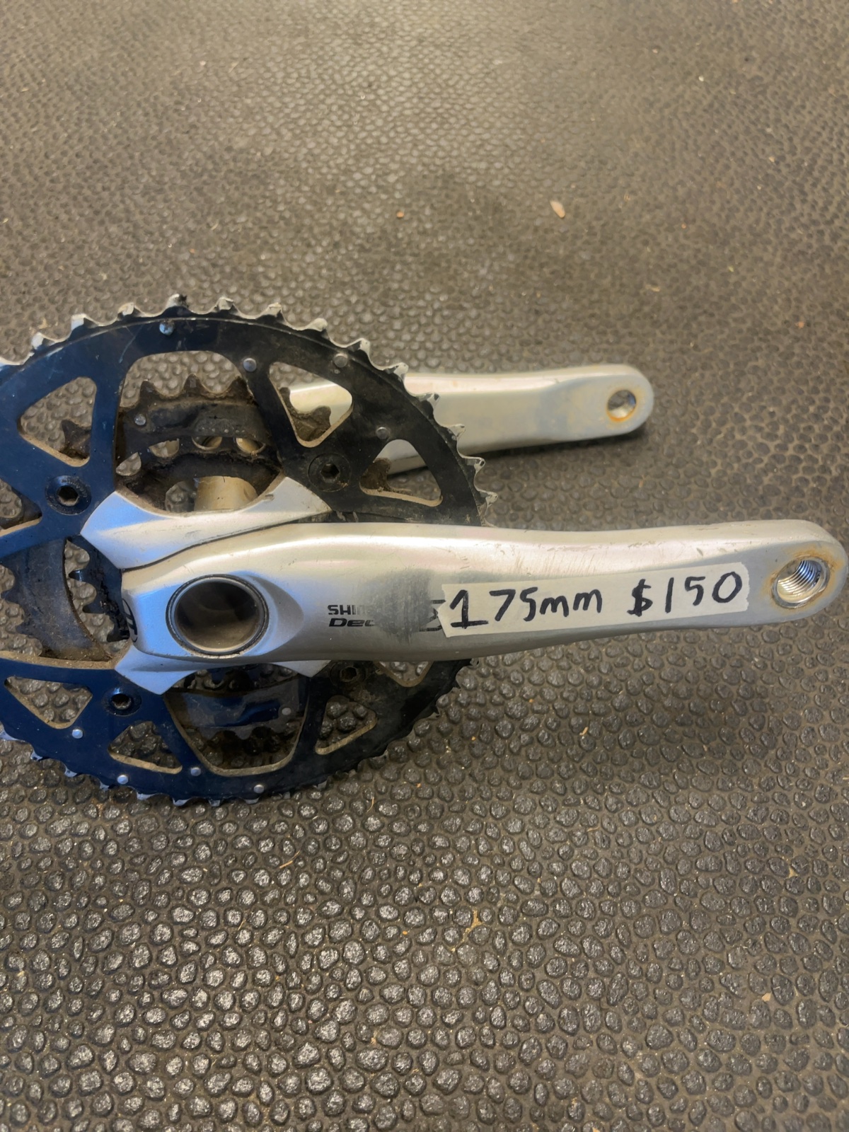 Shimano Deore XT FC-M760 Crankset 175mm Silver Good