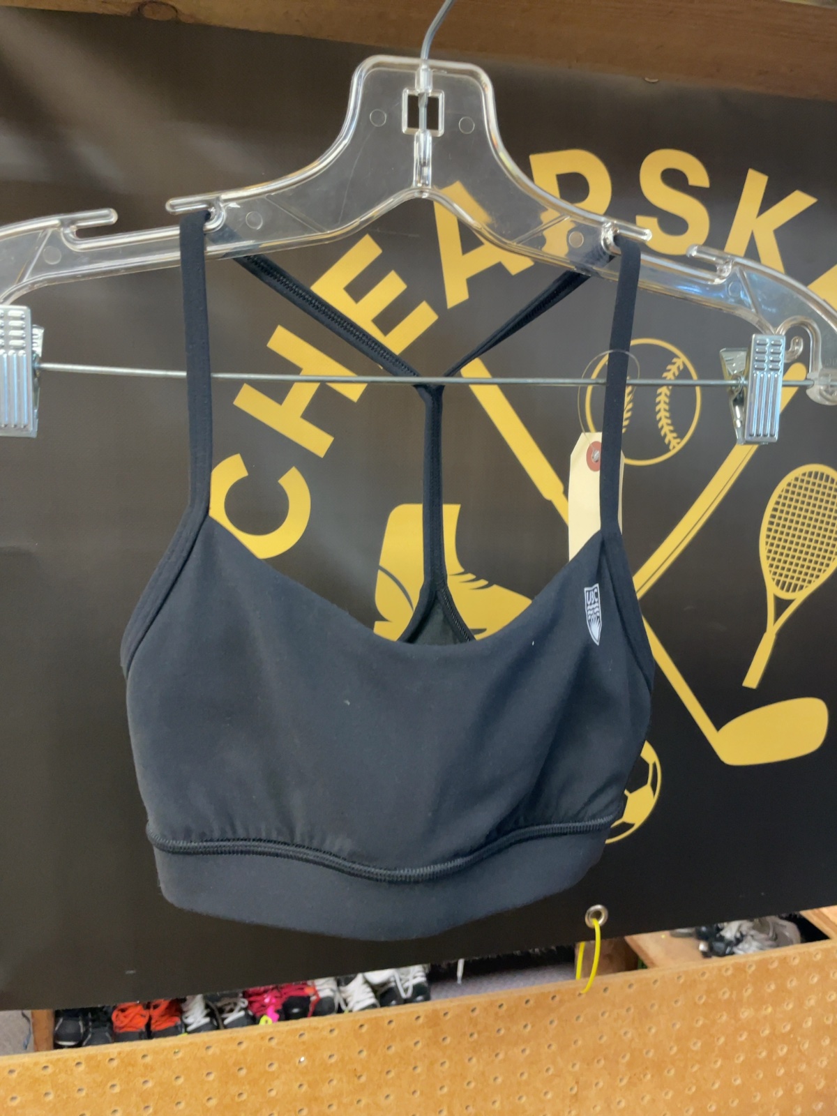 Lululemon Flow Y Bra Size 2 UBC Black