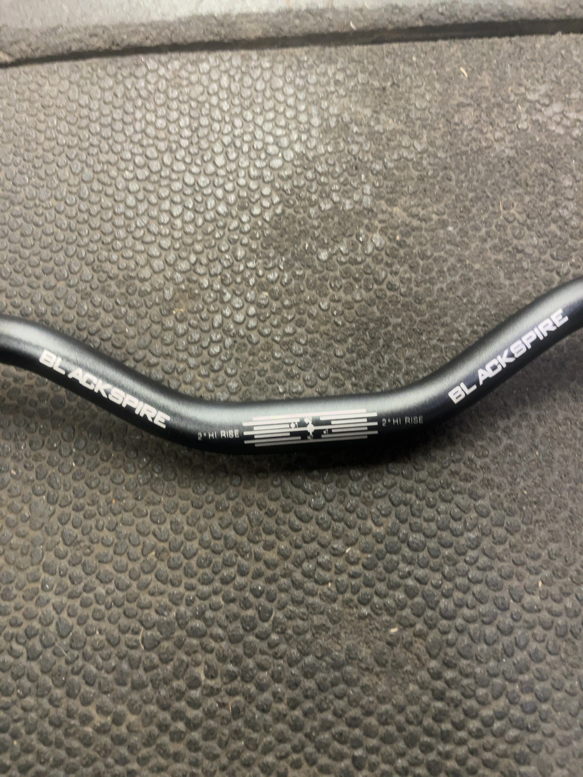 Blackspire 2" Hi Rise Handlebar Black 25.4mm