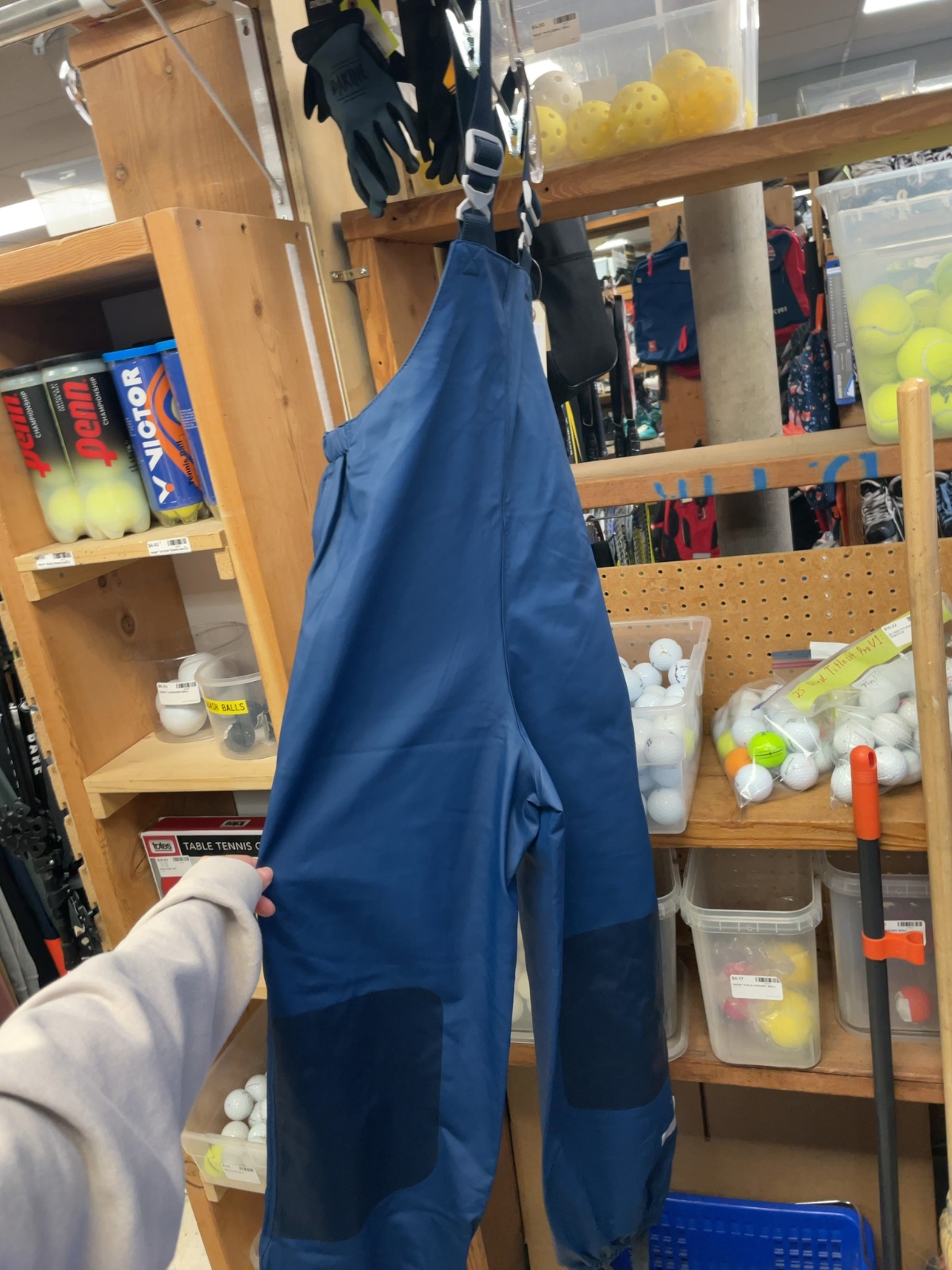 Didriksons Galon Size 10/12 Waterproof Rain Bib Pants