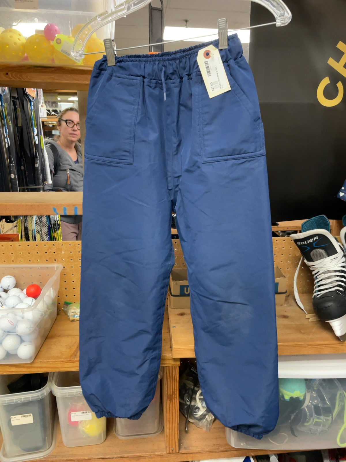 Jan & Jul Size 8T Fleece-Lined Rain Pants