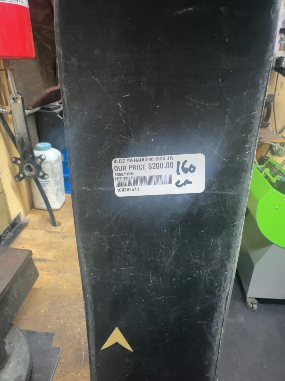 Dynastar Menace 90 Skis with Look Bindings - 160 cm-freshly waxed and tuned
