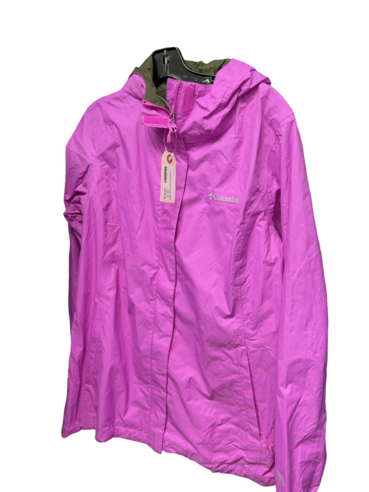 Columbia Women's Rain Jacket Size M Pink