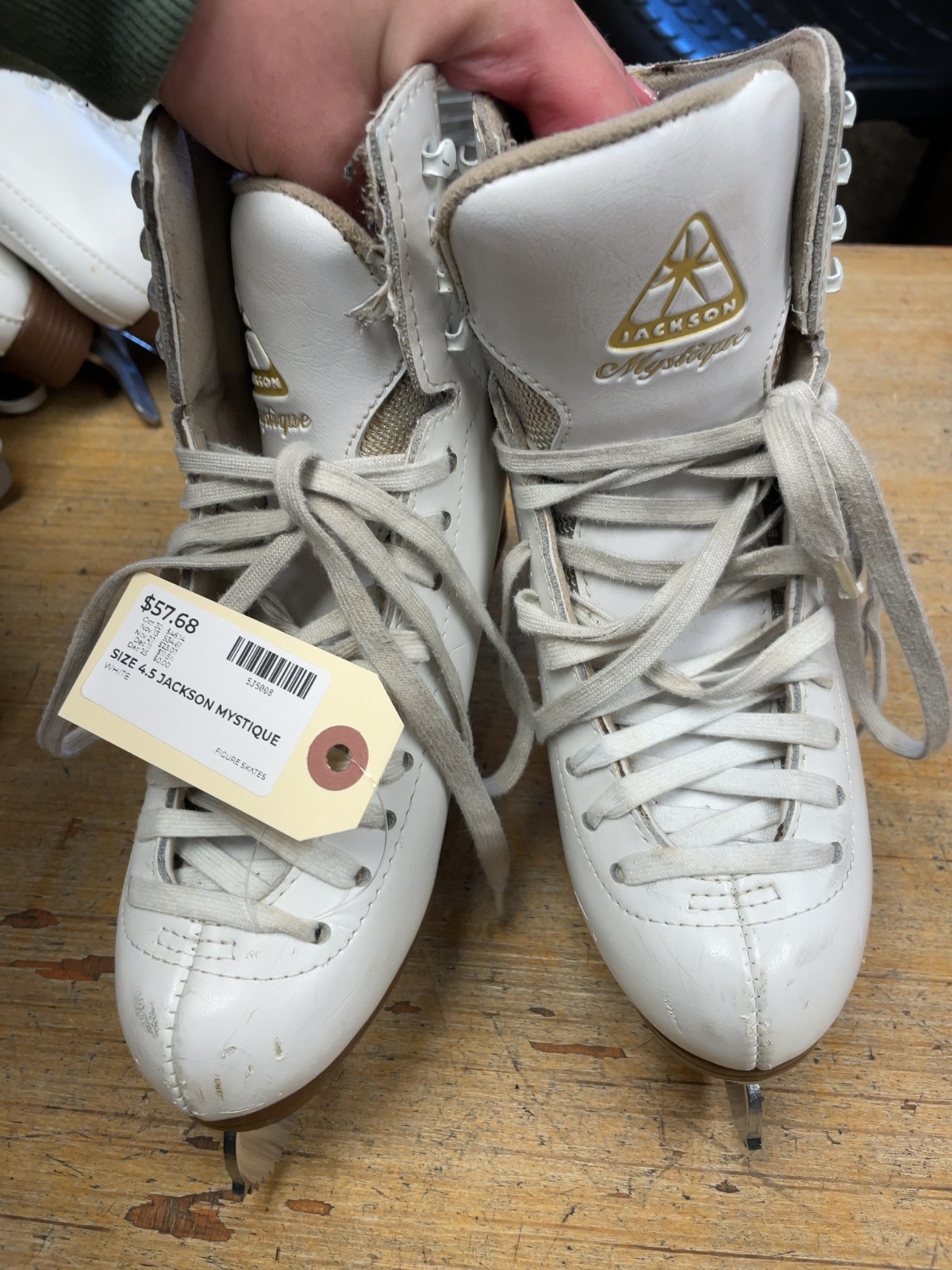 Jackson Mystique Size 4.5 Figure Skates