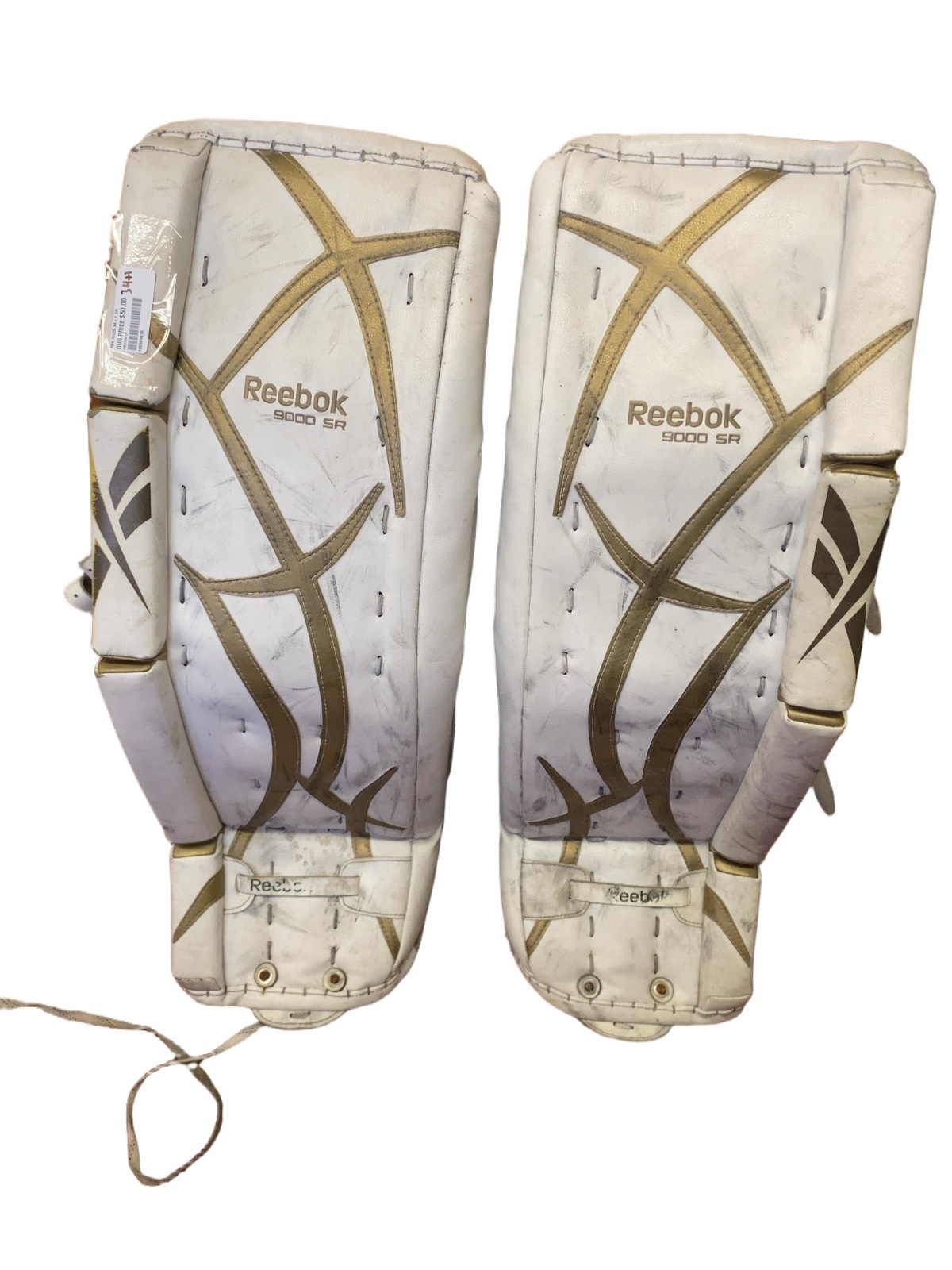 Reebok 9000 SR Lefevre Goalie Leg Pads 34+1 - image 1