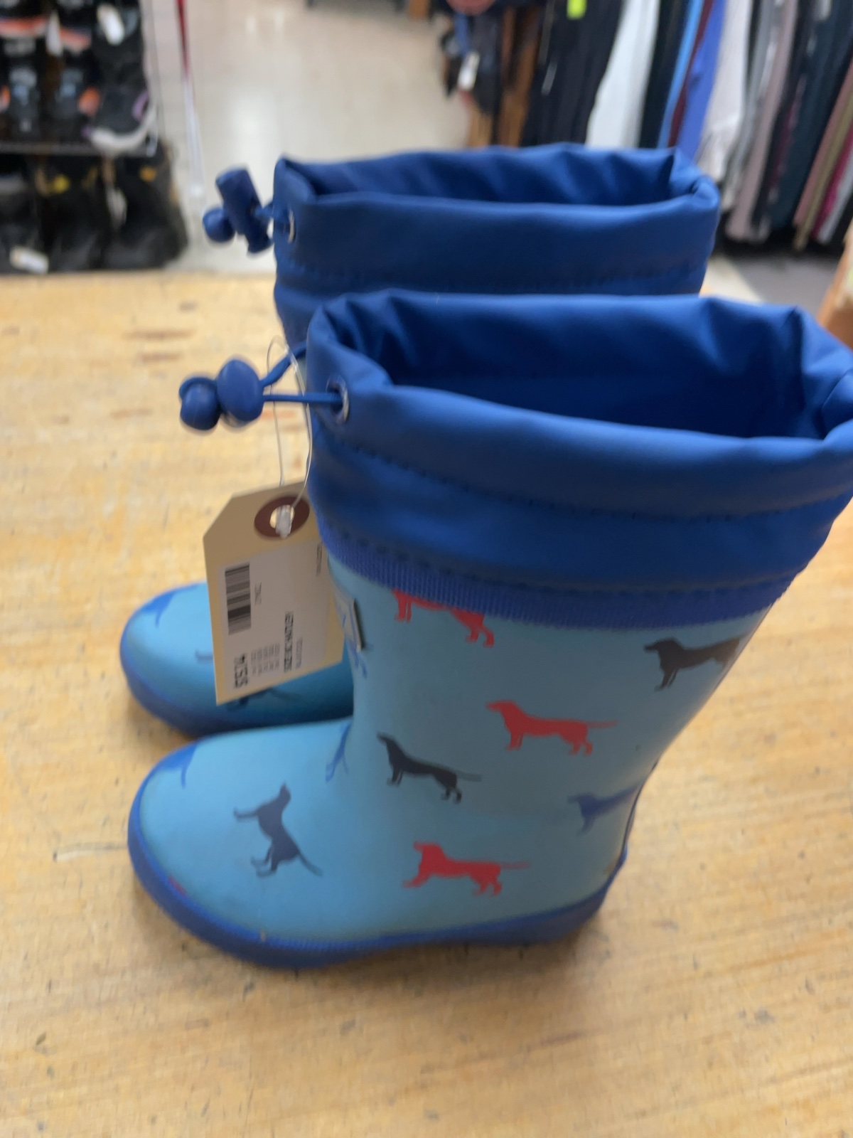 Hatley Dog Print Rain Boots Size 8C