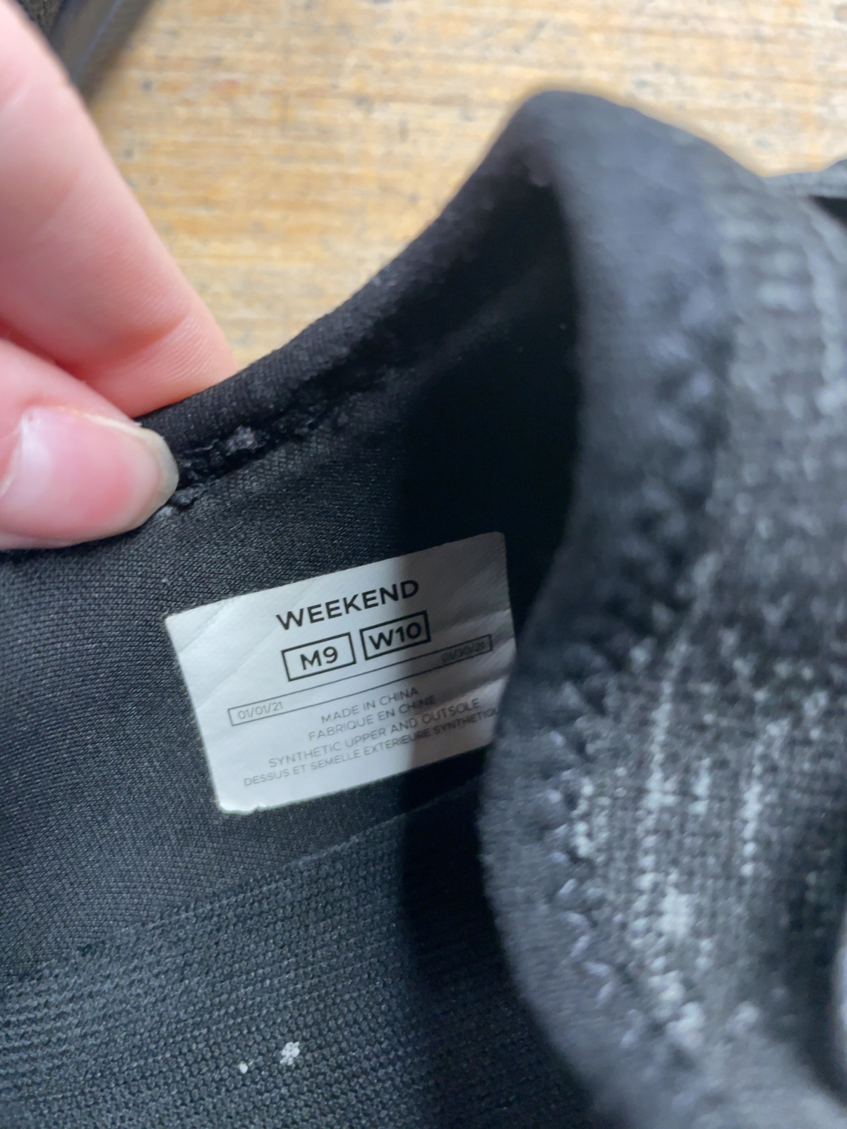 Vessi Weekend Size M9 W10 Waterproof Sneakers