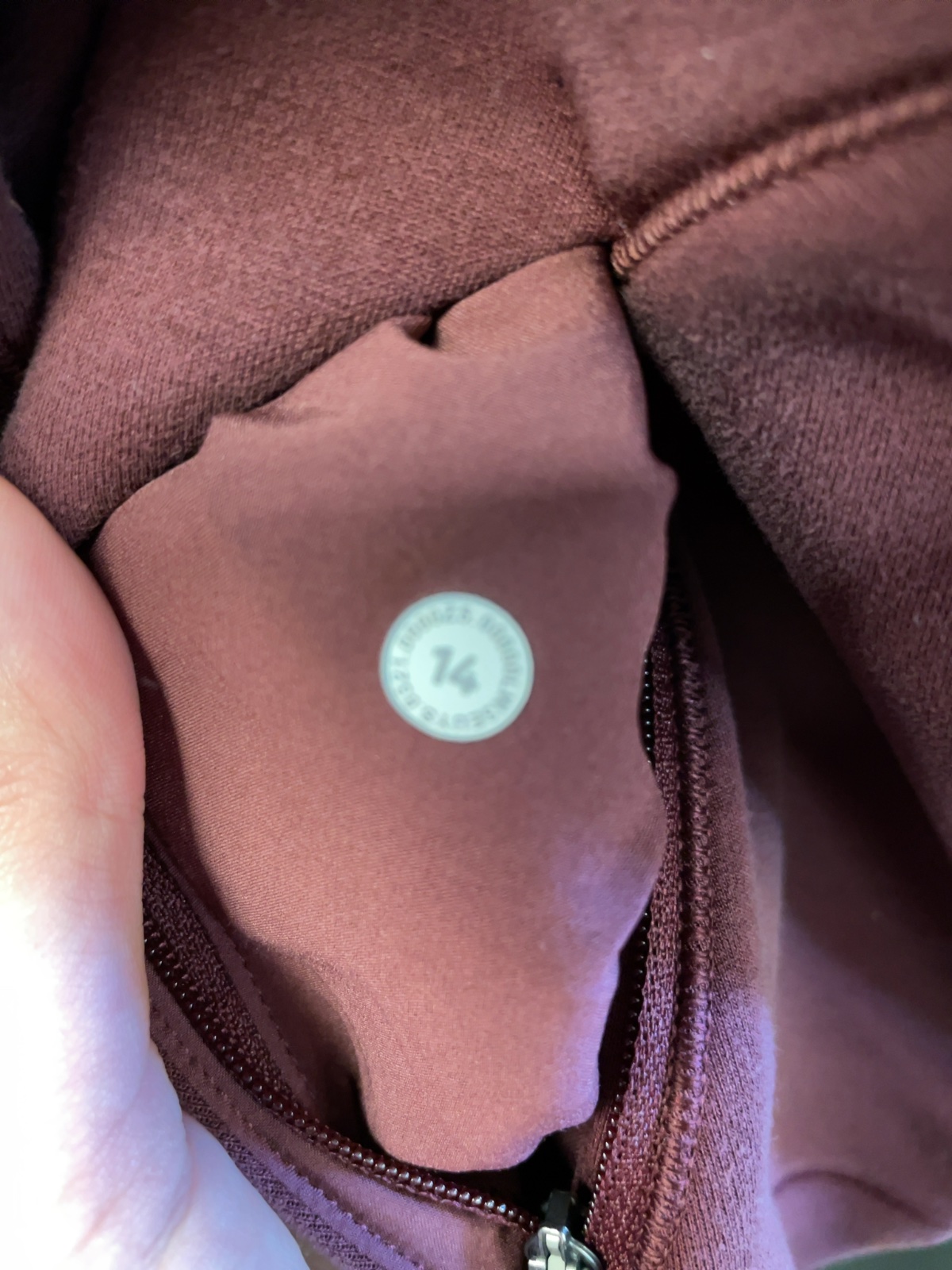 Lululemon Perfectly Oversized Crew Size 14 Maroon