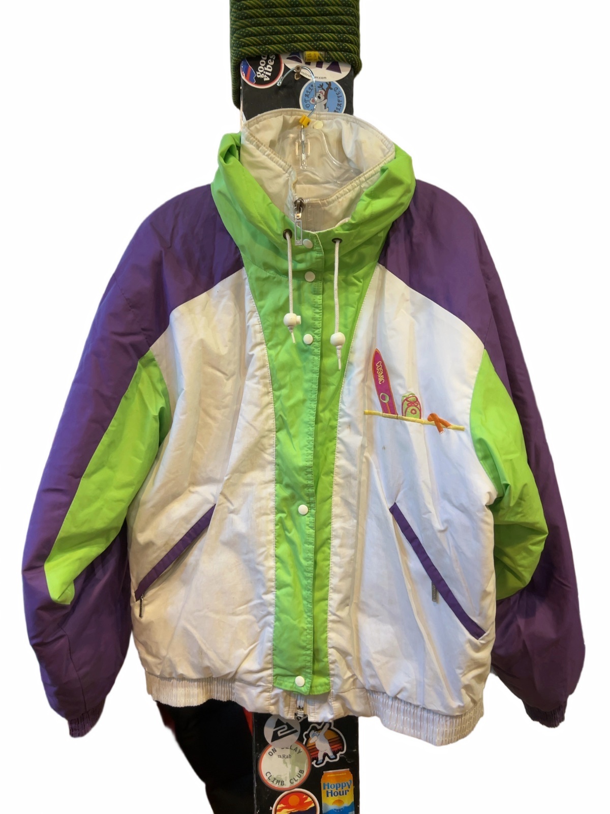 Cosmic Retro Winter Camp Ski Jacket Good S