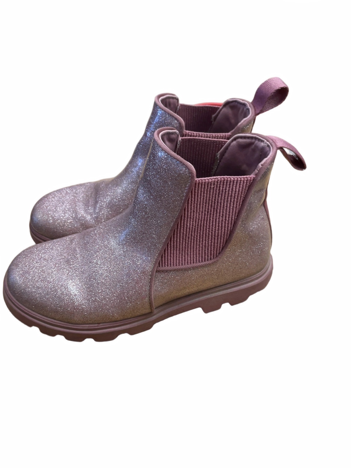 Native Kensington Chelsea Rain Boots Size 3 Pink Glitter